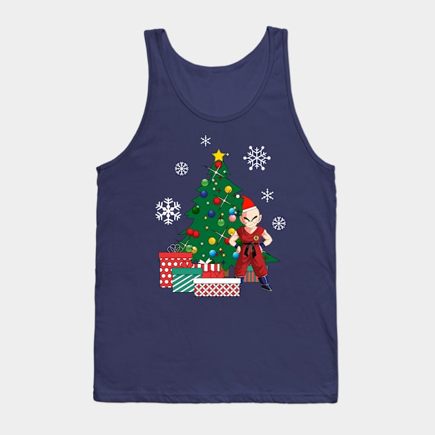 Krillin Around The Christmas Tree Tank Top by Nova5